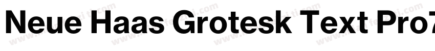Neue Haas Grotesk Text Pro75字体转换